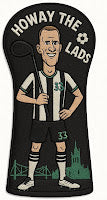 “Big Dan” Newcastle Golf Driver Headcover – ‘Howay the Lads’ Embroidery