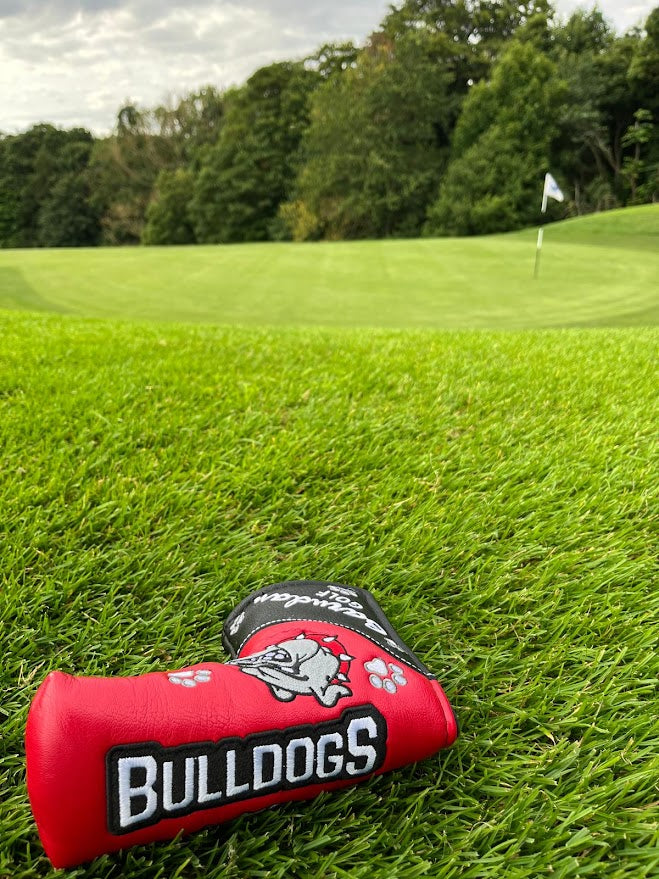 Bulldogs Golf Blade Putter Cover Red & Black