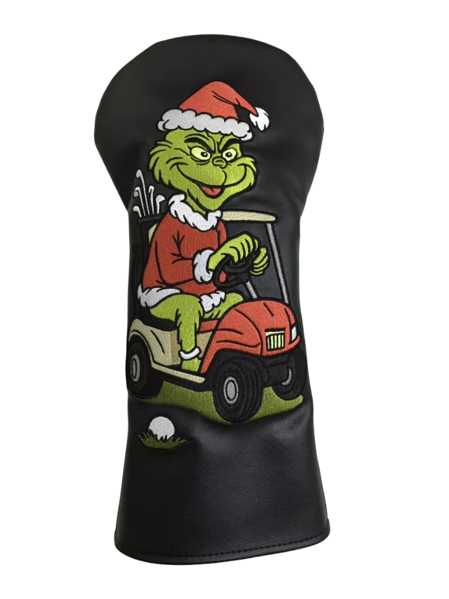 The Grinch - Golf Driver Headcover - Premium PU Leather