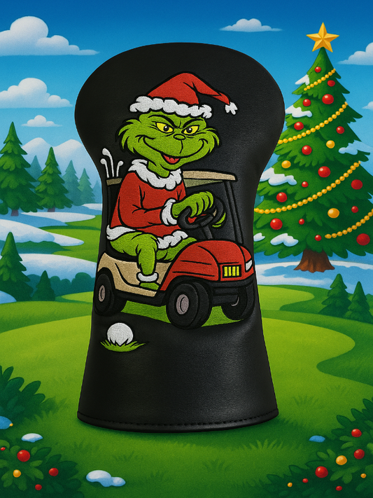 The Grinch - Golf Driver Headcover - Premium PU Leather
