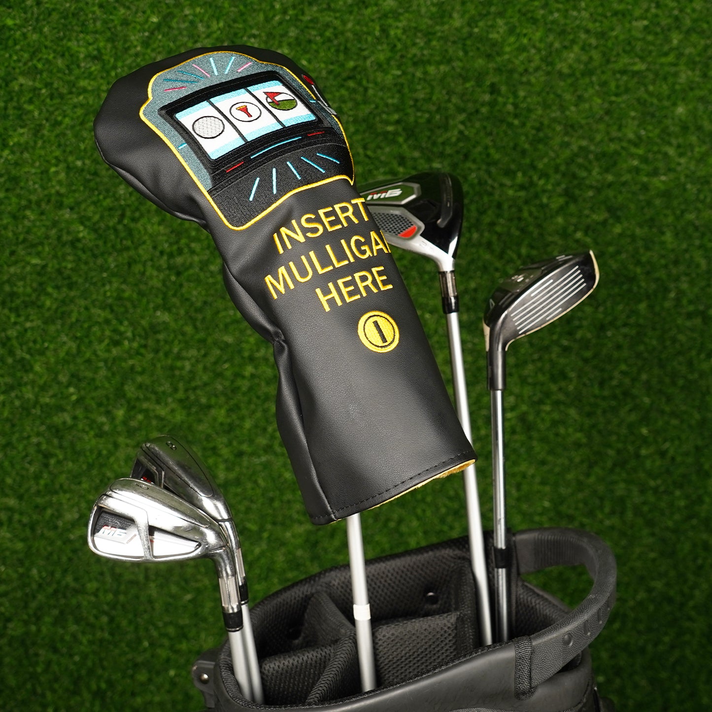 “Insert Mulligan Here” Slot Machine Golf Driver Headcover