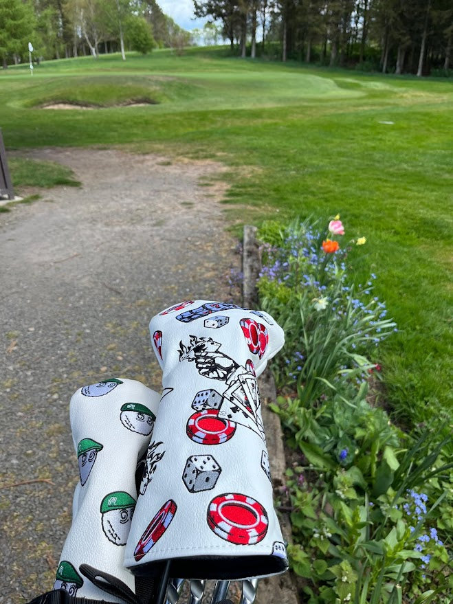 Casino Style Golf Driver Headcover- PU Leather | Universal Fit